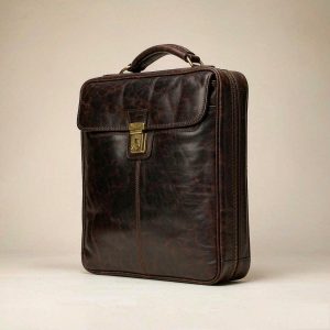 Kingsgate Structured Briefcase - LDYNC men's leather bag