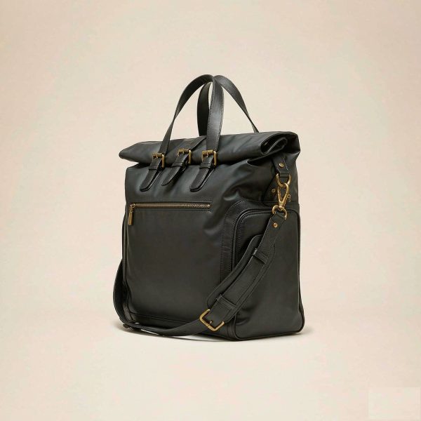 Dunmore Coated Canvas Duffel - LDYNC men's leather bag