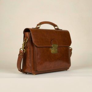 Prescott Leather Attaché - LDYNC men's leather bag